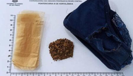 Mulher é presa com maconha no forro da calcinha durante revista na Penitenciaria III de Hortolândia
