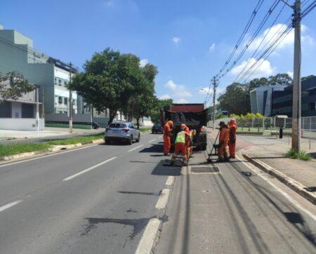 “Mega” Operação Tapa-Buraco da Prefeitura é realizada em 17 bairros de Hortolândia durante a semana