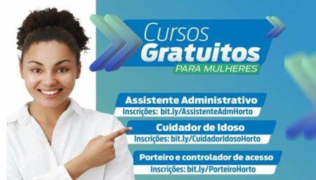 Cursos gratuitos para mulheres em Hortolândia