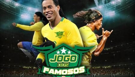 Ronaldinho participa do “Jogo dos Famosos” em Americana