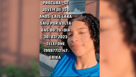 Jovem de 15 anos foge de casa e família busca por notícias