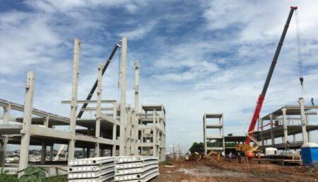 Obras no novo Paço Municipal avançam rapidamente