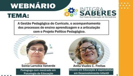 Webinário sobre Gestão Pedagógica é um sucesso e  reúne mais de 1000 espectadores