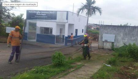 Ponto de Entrega Voluntária é recuperado após ato de vandalismo