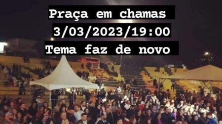 Evento gospel Praça em Chamas acontece na próxima sexta em Hortolândia