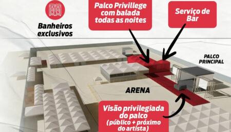 Conheça a área Privillege da Festa do Peão de Hortolândia