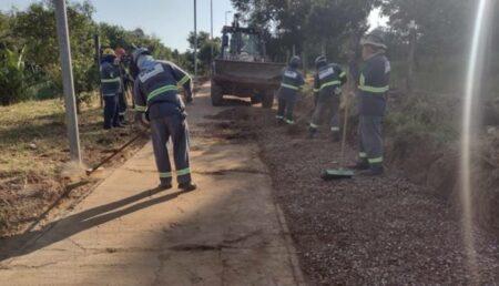 Vila Real, em Hortolândia, recebe obras em calçada e ciclovia