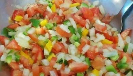 Receita simples de vinagrete