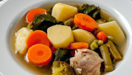 Sopa de Frango com Legumes para espantar o frio