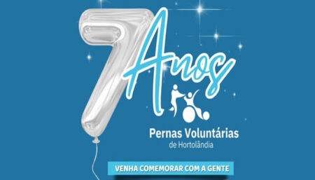 Festa de 7 anos do Pernas Voluntárias em Hortolândia