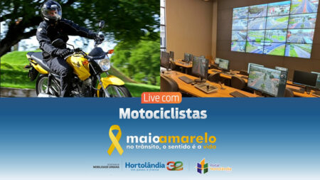 Live de conscientização aos motociclistas mostrará acidentes e abuso no trânsito
