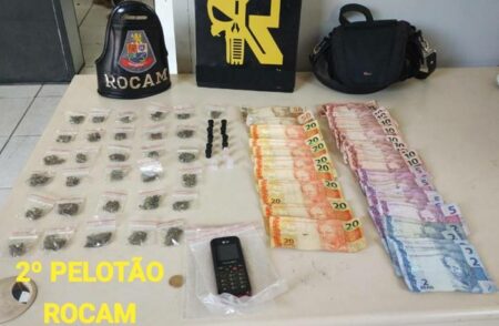 Suspeito de tráfico de drogas é detido com crack e maconha, após tentativa de fuga em Hortolândia