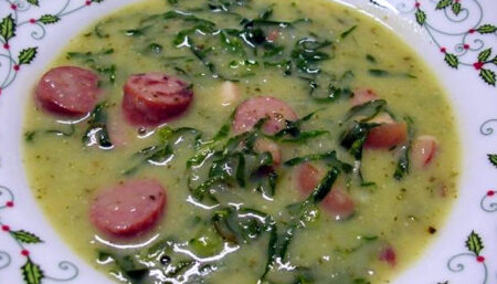 Receita de um caldo verde delicioso