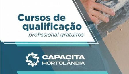 100 vagas gratuitas estão abertas em cursos profissionalizantes pelo Programa Capacita Hortolândia