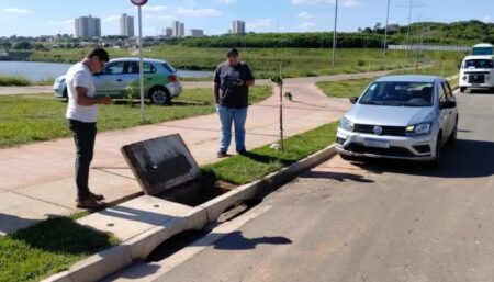Despejo irregular de resíduos em parque de Hortolândia