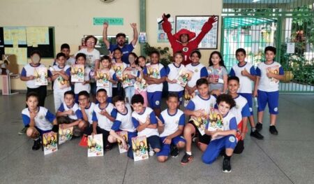 Alunos de escola municipal de Hortolândia recebem oficina de educação para o trânsito