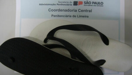 Maconha é encontrada em chinelo na penitenciária de Limeira