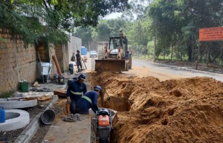 Ruas do Jd. Boa Vista ganham implantação de rede coletora
