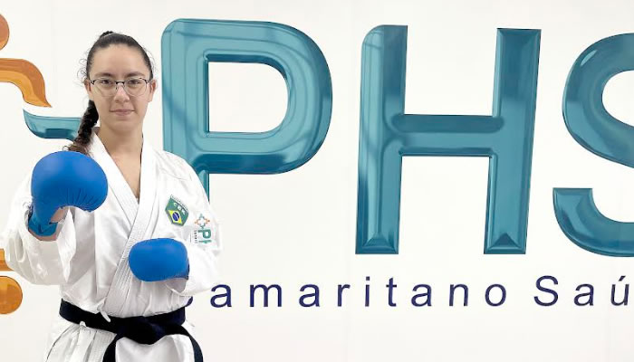 PHS Samaritano Saúde fortalece el deporte al patrocinar atleta de la Selección Brasileña de Karate