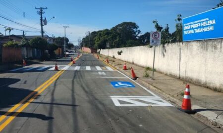 Reforço de sinalização ao redor de 5 escolas de Hortolândia trará mais segurança para a população