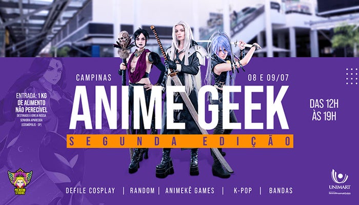 Cultura geek, quadrinhos, games e cosplay: Anime Fest chega a Campinas –  Laranja Cast