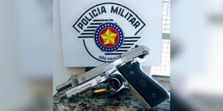 Suspeito é detido com porte ilegal de arma e mais de 20 munições