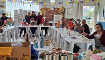 Oficina de Artesanato Reúne “Melhor Idade” em Hortolândia