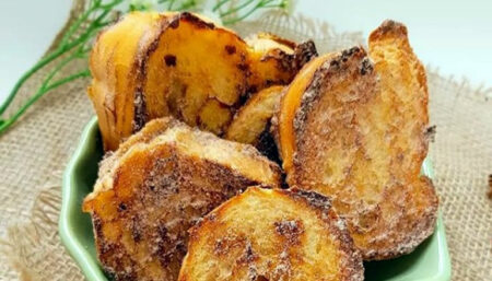 Receita de rabanada de forno