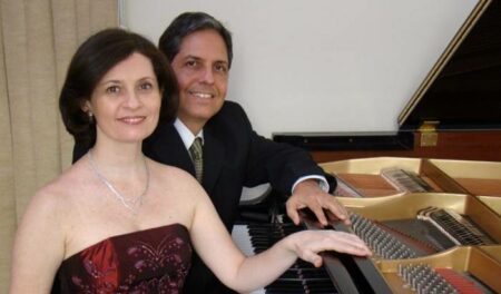 Apresentação gratuita dos pianistas do Duo Corvisier acontece hoje (04) em Hortolândia