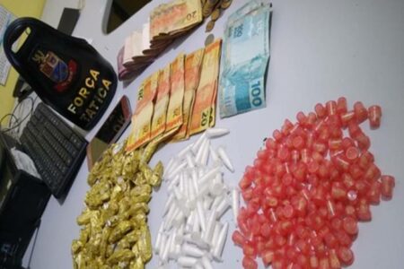 Indivíduo que levava consigo mais de 130 porções de crack é encaminhado para a delegacia de Hortolândia