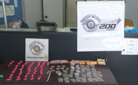 Homens armados e suspeitos de traficarem drogas são detidos no Jd. São Sebastião, pela Polícia de Hortolândia