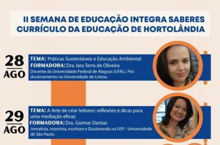 Palestras gratuitas da “II Semana de Educação – Integra Saberes” começa na próxima segunda (28)