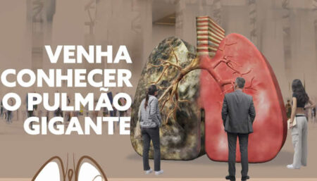 Pulmão itinerante passa por Hortolândia para alertar sobre os perigos do cigarro