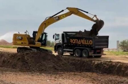 Obras que farão o prolongamento da Av. Panaíno ao Jd. Nova Europa, em Hortolândia, seguem a todo vapor