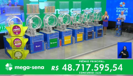 Mega-Sena 2628: confira os números sorteados