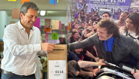 Massa e Milei se enfrentarão no segundo turno da eleição presidencial na Argentina