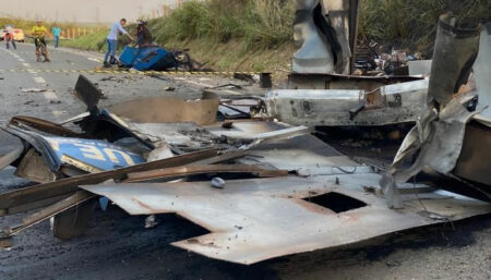 Ataque a carro-forte na Rodovia Professor Zeferino Vaz causa ferimentos e interdição de pista em Cosmópolis