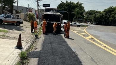 Importantes ruas e avenidas do Centro de Hortolândia recebem Operação Tapa-Buraco