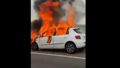 carro queimado