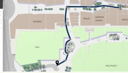 Parque Dom Pedro lança mapa interativo que permite traçar rotas para guiar visitantes