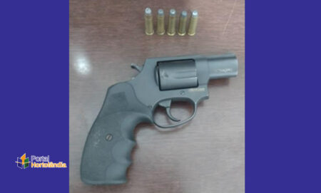 Prisão por porte ilegal de arma no Jardim Aline