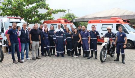 Novos uniformes para os profissionais do SAMU de Hortolândia