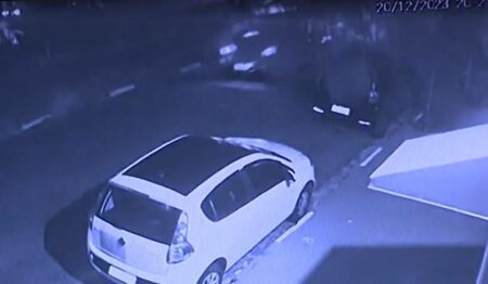 Carro é atingido por árvore e assusta moradores em Campinas