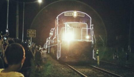 Trem Iluminado de Natal é grande atração de evento que acontece ainda esta semana na Estação Jacuba, em Hortolândia