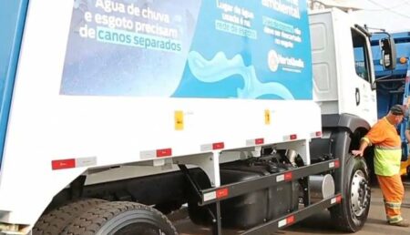 Novos caminhões de coleta dos resíduos domésticos já circulam e agilizam o trabalho em Hortolândia