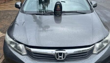 Ocupantes de Honda/Civic são abordados e levados à delegacia por furto e adulteração veicular em Sumaré
