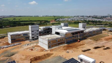 Novo Paço Municipal de Hortolândia está com 80% das obras concluídas