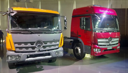 Mercedes-Benz renova linha Atego e revela novos modelos extrapesados 2024