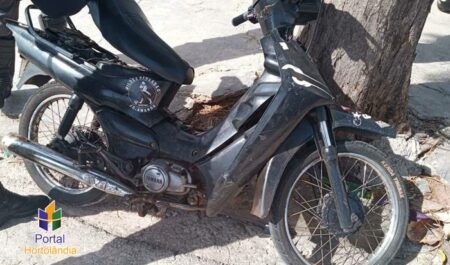 Homem tenta fugir da polícia em moto com numeração de chassi adulterada e vai preso, em Sumaré