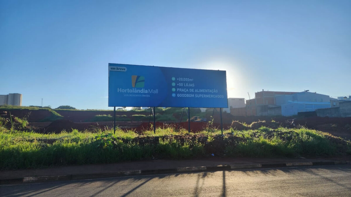 Quando começa a construção do novo Shopping de Hortolândia